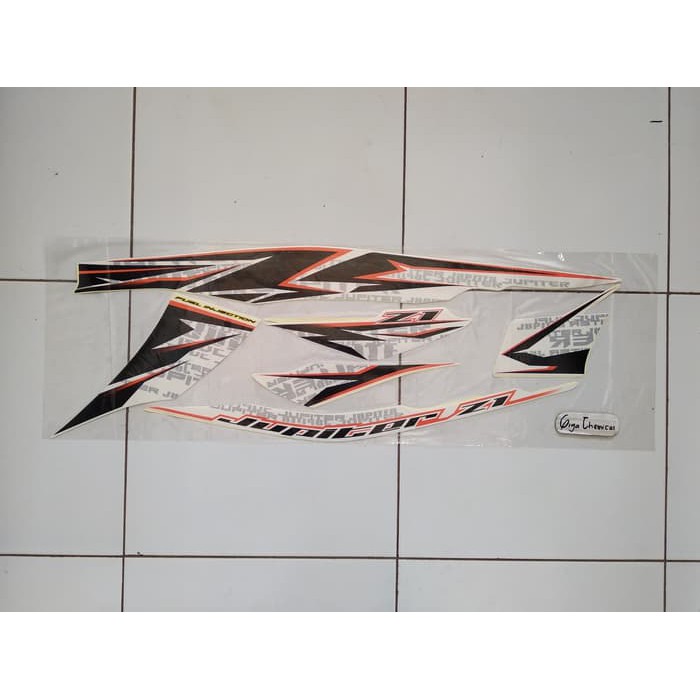Striping Sticker Lis Yamaha Jupiter Z1 2013 2014 Putih