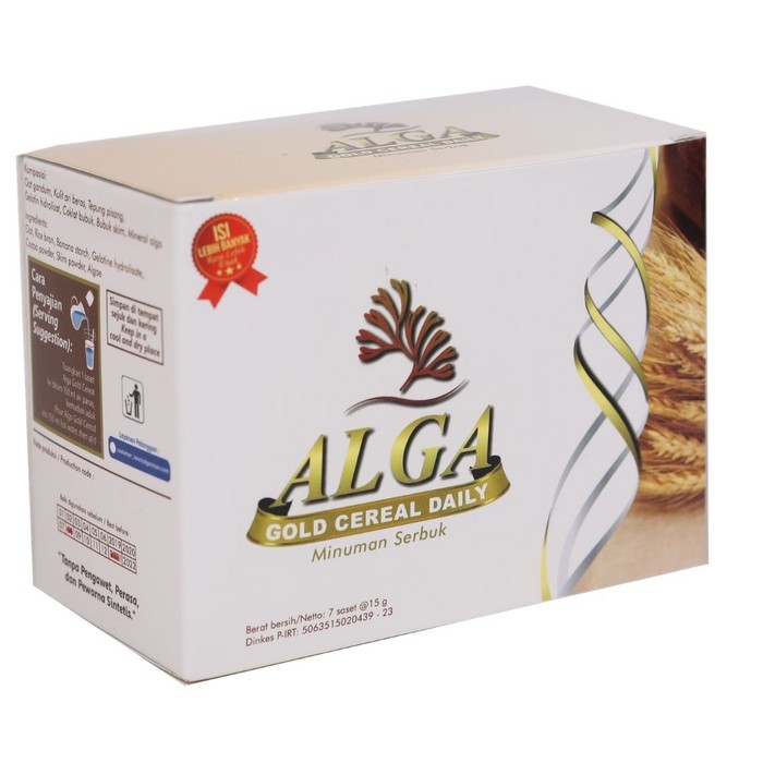 

Alga Gold Cereal Kemasan Ekonomis | Alga Gold Daily | Alga Rosan Nusantara