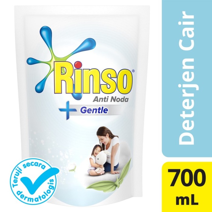 Rinso Gentle Deterjen Cair 700Ml
