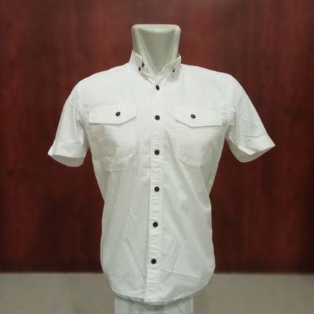 kemeja putih emba original casual