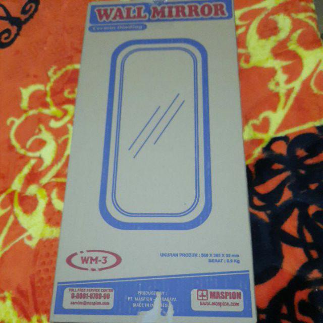 Cermin Dinding Wall Mirror Serbaguna Maspion Wm-3
