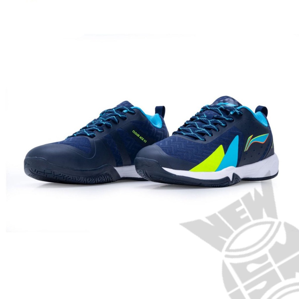 Sepatu Badminton Lining Cloud Ace X2 AYTR048  Navy Lime