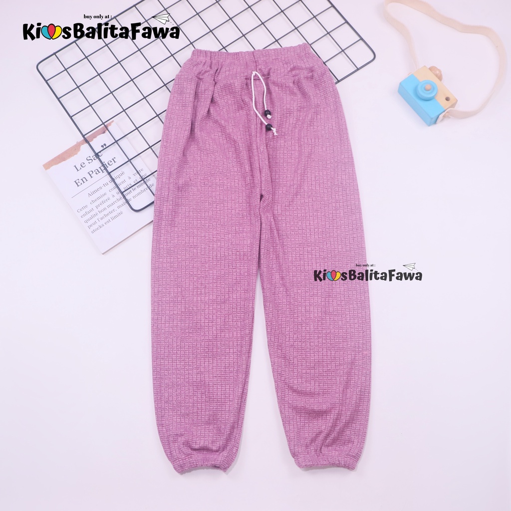 Jogger Molly Uk 1-2 Tahun / Celana Joger Panjang Pants Anak Perempuan Laki Laki Bawahan Murah Polos