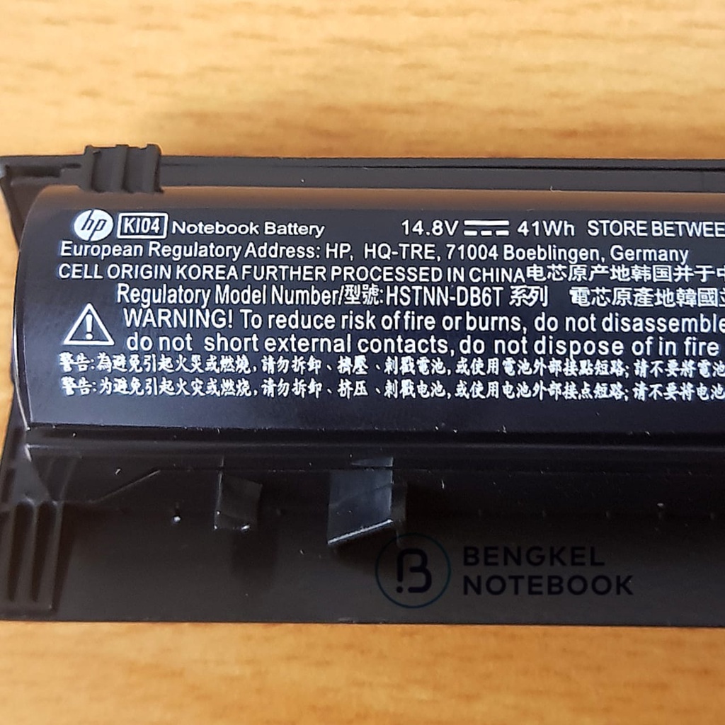 Baterai Laptop HP 14-AB 15-AB 15-AG 17-G HSTNN-LB6S KI04 K104