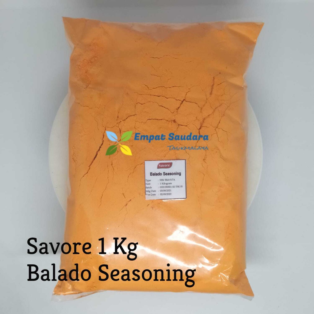 

BUMBU TABUR RASA BALADO MERK SAVORE KEMASAN 1 KG
