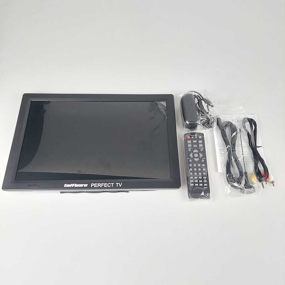 Taffware TV Portable HD Monitor 14 Inch DVB-T2 + Analog