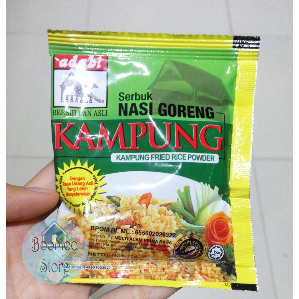 

Adabi Bumbu Nasi Goreng Kampung / Kampung Fried Rice Powder