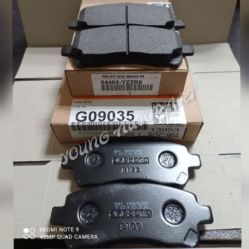 BRAKE PAD/KAMPAS REM DEPAN(AKEBONO) AVANZA/XENIA/RUSH