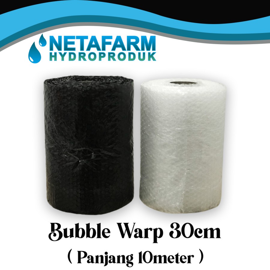 

Bubble Wrap Hitam / Putih Lebar 30 cm Panjang 10m ( 1 Roll )