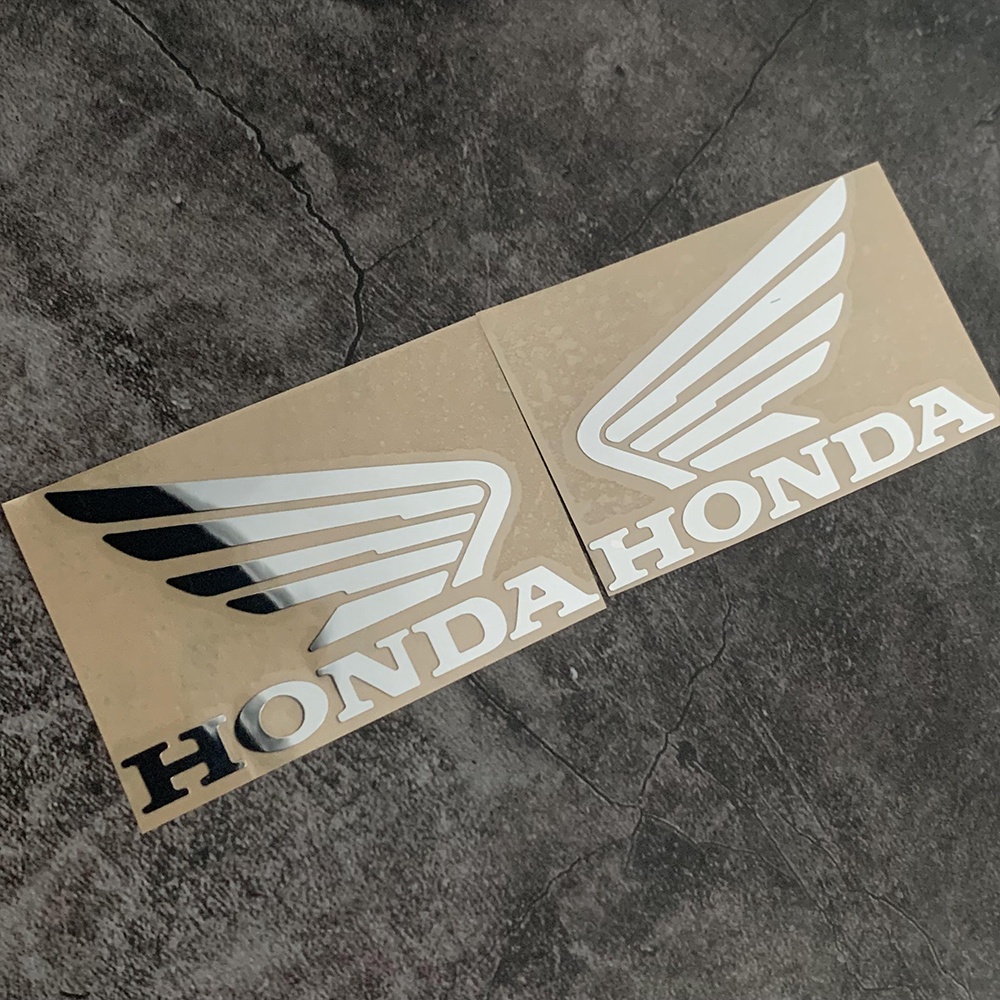 Stiker Sepeda Motor Honda Stiker Logam Nikel Murni Aksesoris Modifikasi Sepeda Motor Untuk CBR CB PCX Series