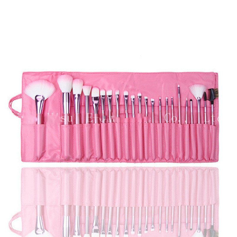 Biutte.co Brush Make Up 22 Set dengan Pouch - Pink