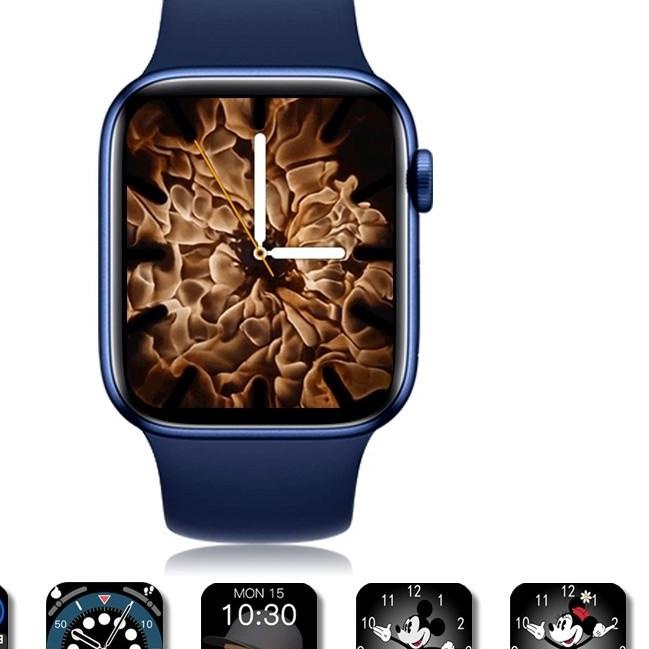 ✿ Smart Watch T500 Plus Series 6 full layar Jam Olahraga - Hitam !! ♨