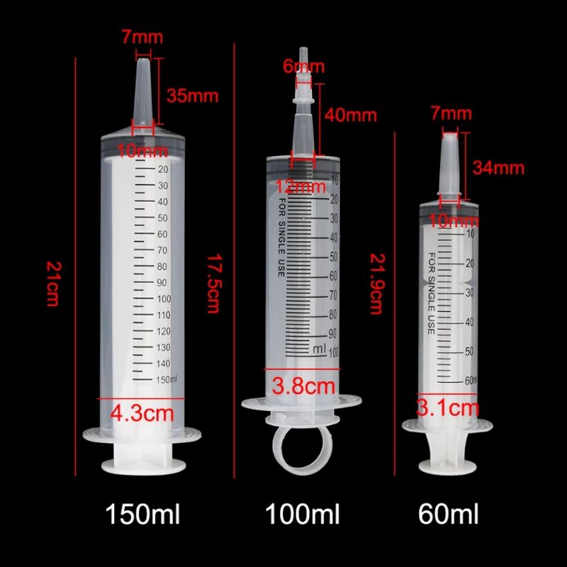 Suntikan Besar 60ml 100ml 150ml  Suntikan large Spet lolohan burung parrot macaw lovebird kucing syringe