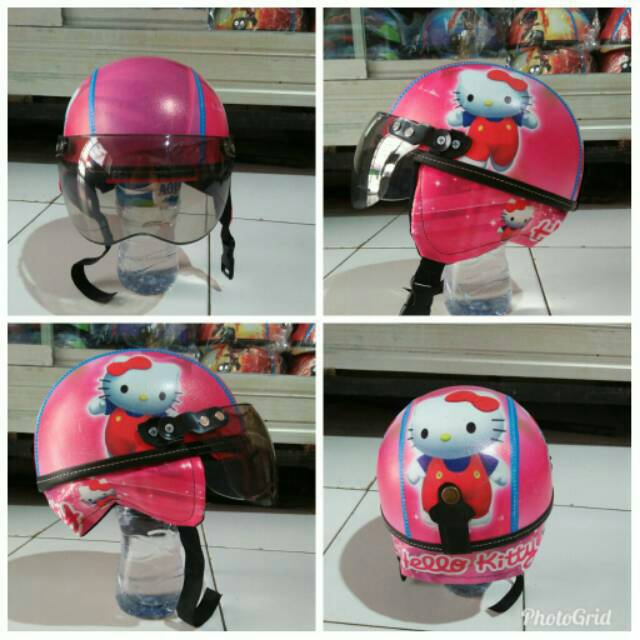 Makassar - Helm Anak Retro Balita (helm klasik /chip)