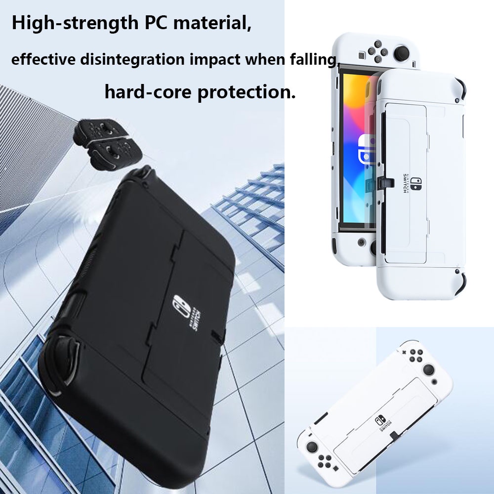 Casing Hardcase OLED Anti Gores + Jatuh Untuk Nintendo Switch