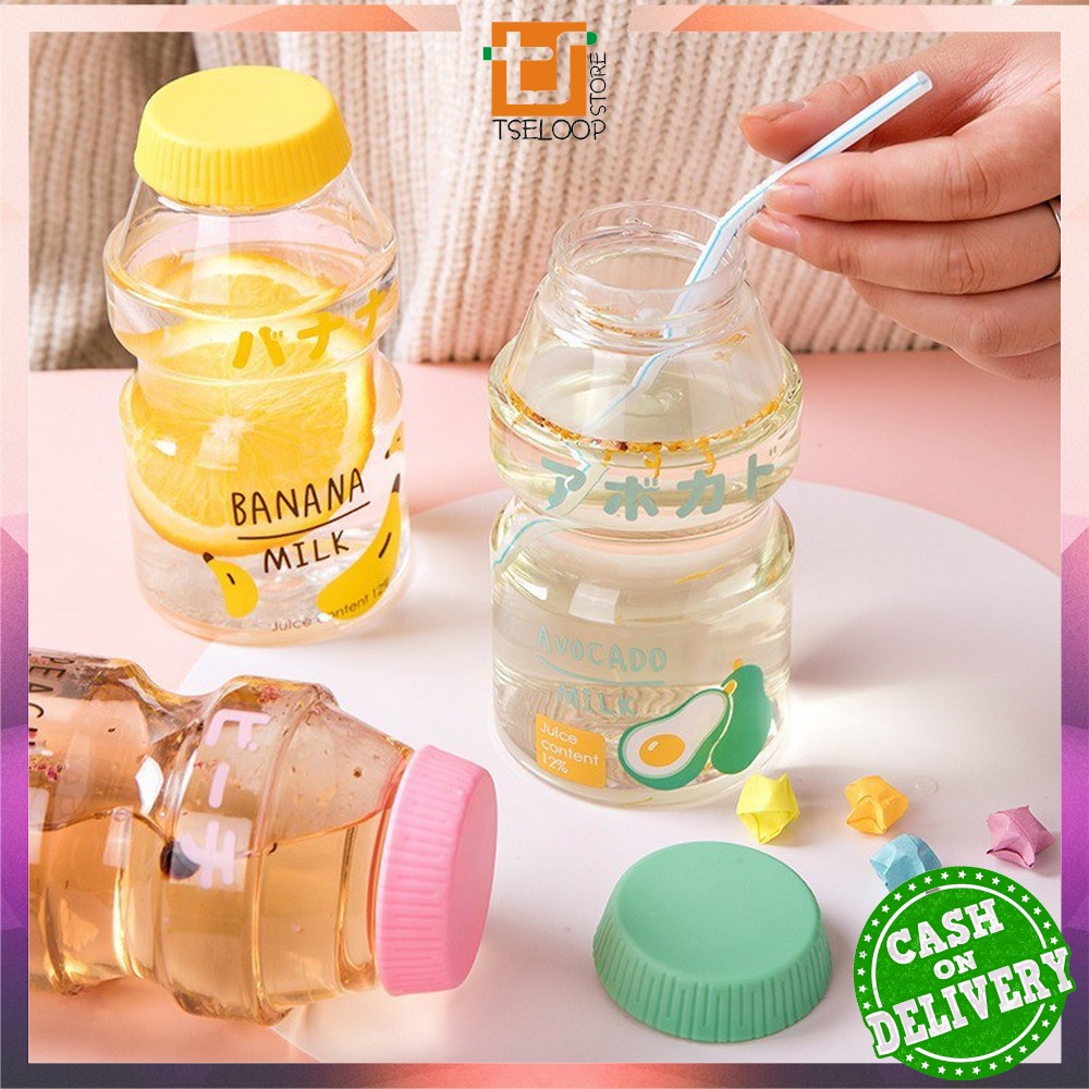 OFM-C306 Botol Air Minum Anak Unik Botol Fruity Botol Minum 480ml / Botol Minum Fruity Fruit ALA KOREA-2