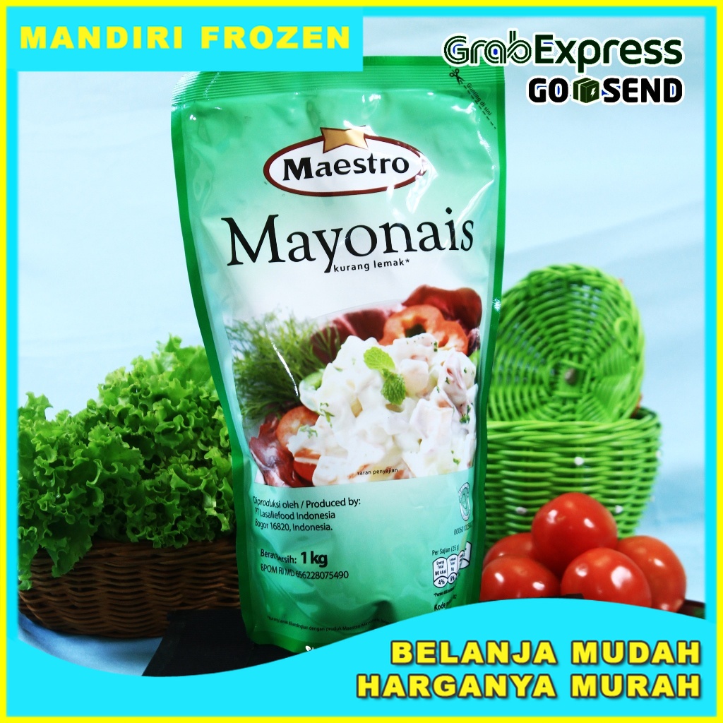 

MAESTRO Mayonaise Ori 1kg - Kebutuhan Memasak