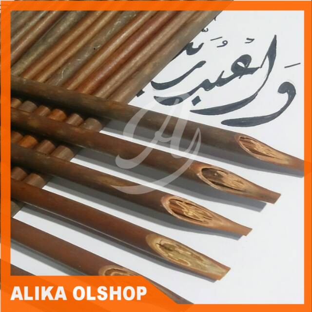 

Ready Stok Pena Handam Kaligrafi Pena Kalam Khat Kayu Resam Murah Sudah di raut