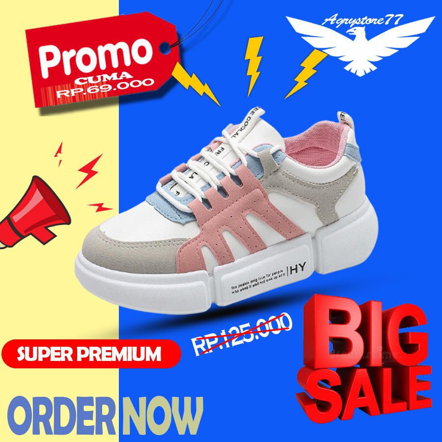 SEPATU WANITA JALAN KEKINIAN KOREA TERBARU G27