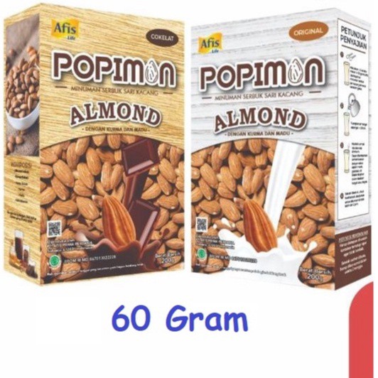 KHUSUS PEMBELIAN AFIS ALMOND [FREE GIFT 60gr]  [ FREE GIFT 200gr / TOTE BAG ] AFIS LIFE POPIMON SUSU ALMOND / SUSU KACANG HIJAU  RASA MIX / RANDOM