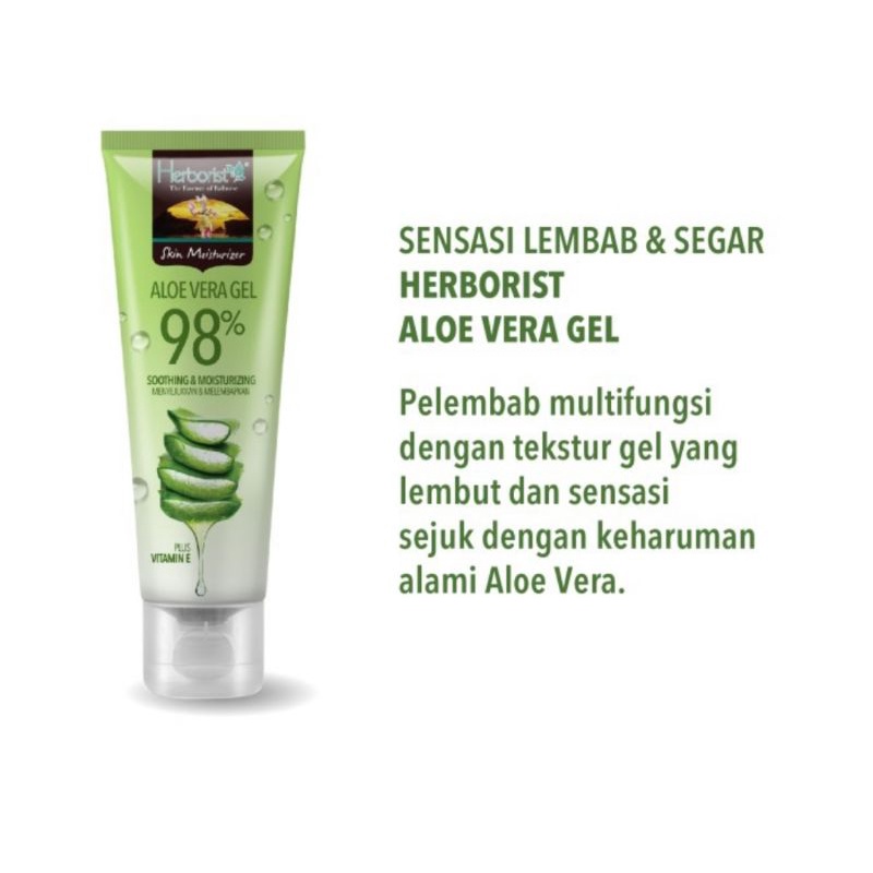 Herborist Aloe vera Tube Gel 100 gr / Pelembab Aloe vera