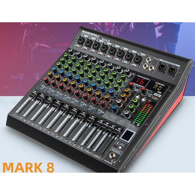 Hardwell Mixer Audio Mark 8 Original  8 Channel