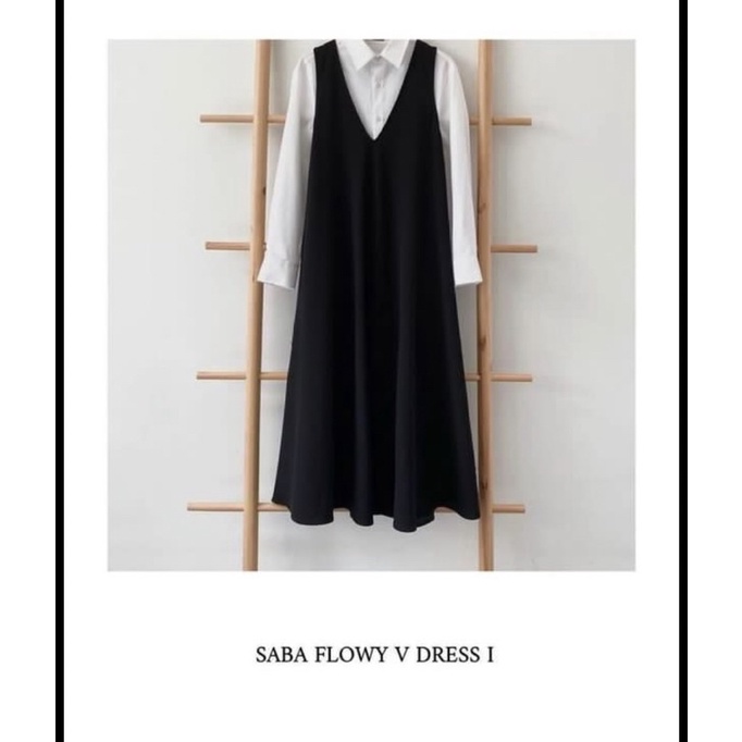 saba modest flowy v dress