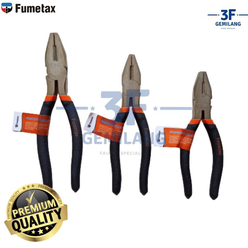 FUMETAX - TANG KOMBINASI - PLIER - 6&quot;/7&quot;/8&quot; PREMIUM QUALITY