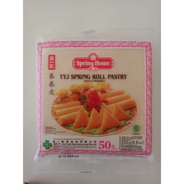 

Tyj spring roll isi 50pcs, 250gram