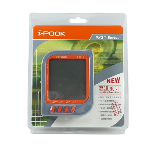 Temperature Humidity Meter i-pook PK31 Thermometer Hygrometer Thermohygro