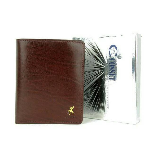 607J Cosset Uk 1423 . 345 Maroon Dompet Kulit Asli Import Original Top
