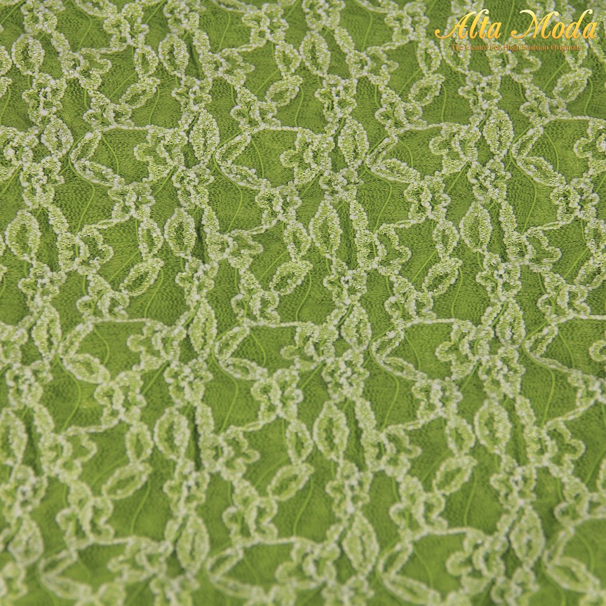 

Alta Moda Kain Chiffon Embroidery Floral Green Pear (1M)