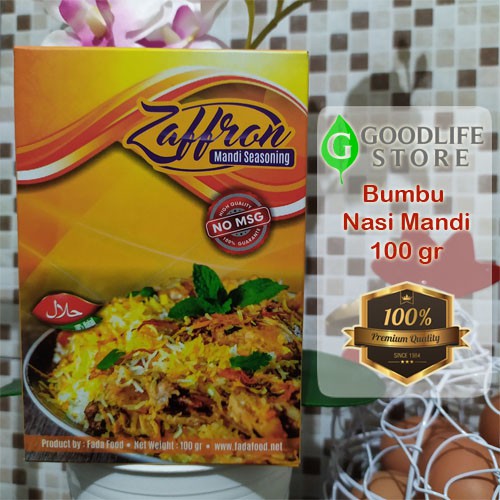 

Zaffron Bumbu Nasi Mandi 100 gr Mandi Rice Seasoning No MSG