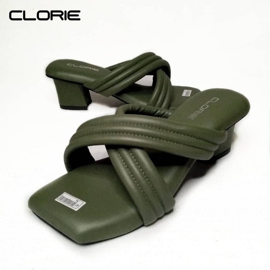 sandal /sepatu wanita hak tinggi/sendal Slop/sandal heels/wedges CLORIE KIMMI 5 CM