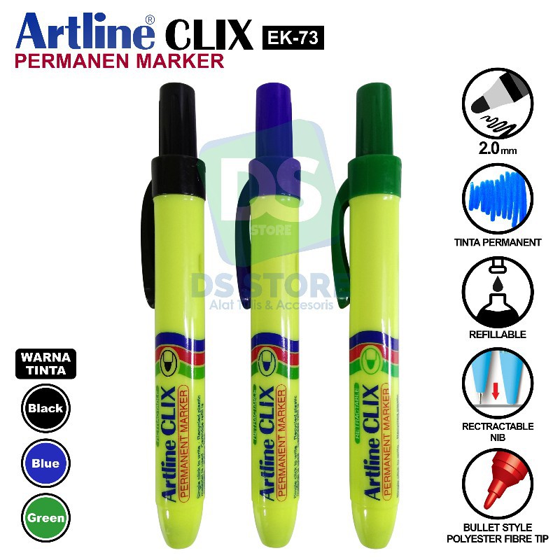 

Spidol Permanent CLIX Market EK-73 ARTLINE