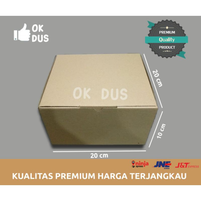 

dus 20x20x10 die cut box makanan kue baju bapao roti