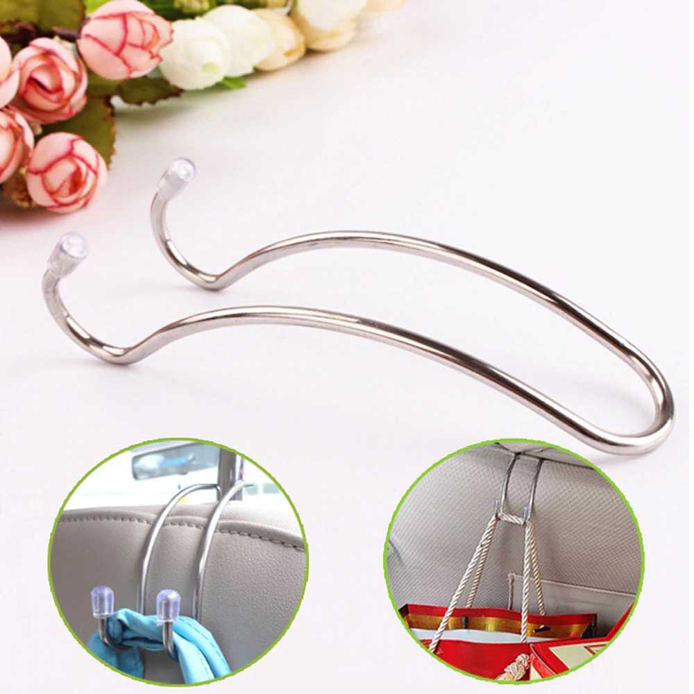 Kawat Gantungan Hook Kait Hanger Holder Barang Mobil Car Seat Headrest