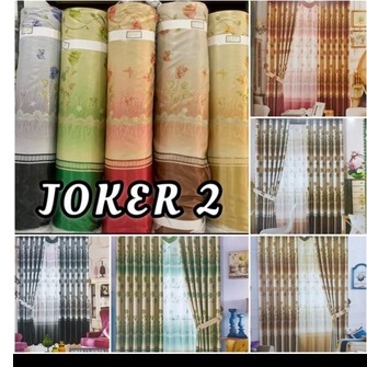 KAIN / VITRAS GORDEN METERAN BLACKOUT IMPORT MOTIF MAWAR /  BAHAN KAIN GORDEN BLACKOUT PRINT EMAS MI