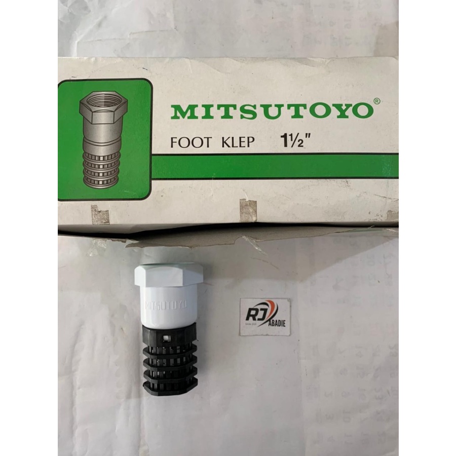 [12PCS] Foot Valve Klep PVC Saringan Filter Pipa Mitsutoyo 1 1/4&quot; 1 1/2&quot;