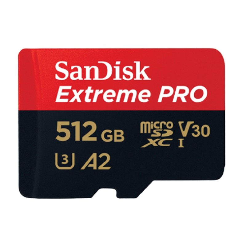 Micro SD SanDisk Extreme Pro SDXC 512GB 170MB/s with Adapter