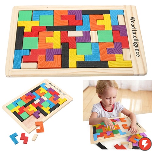 Flashmart Mainan Puzzle Tangram Tetris