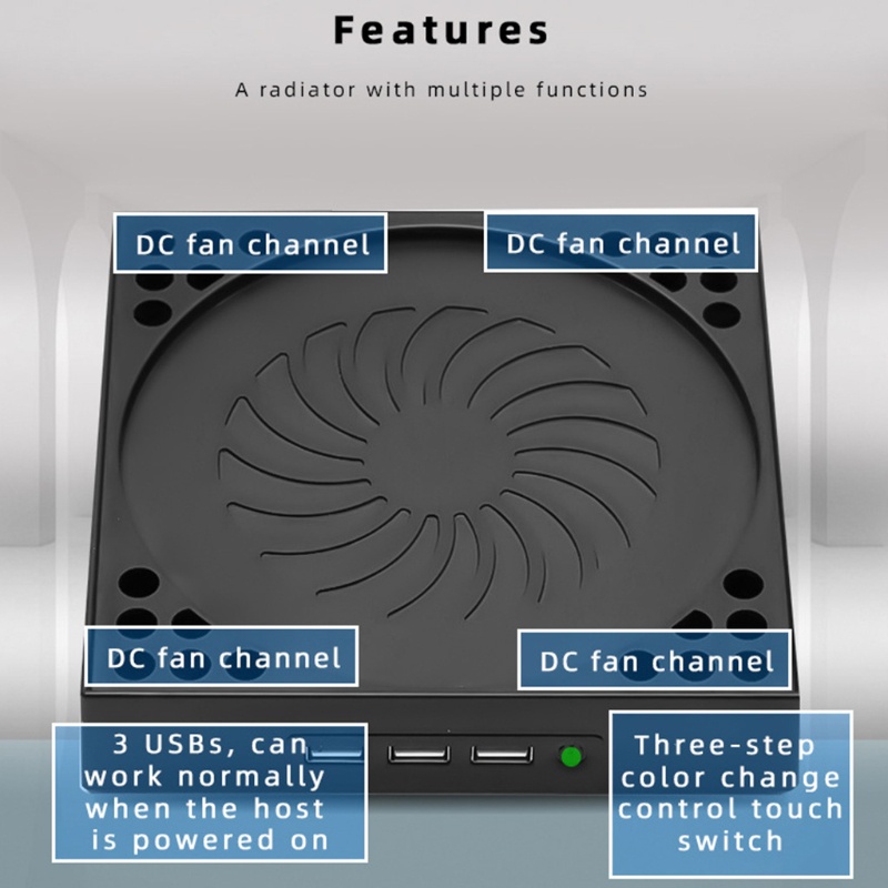 Btsg USB Cooling Fan Untuk X Series X - Pendingin Eksternal Sistem Pendingin Konsol Game