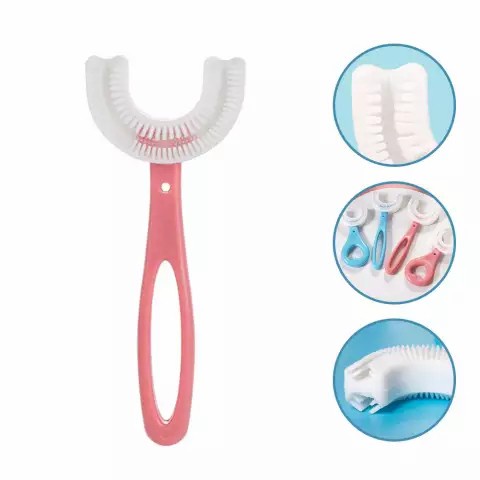 BMSH - Sikat Gigi Anak Bentuk U / U Shaped Toothbrush / Sikat Gigi Silikon U