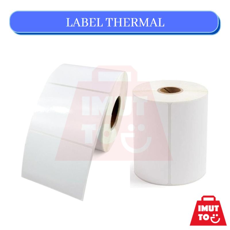 

IMUTTO LABEL THERMAL KERTAS LABEL PRINTER BARCODE DIRECT THERMAL STICKER KERTAS TERMAL