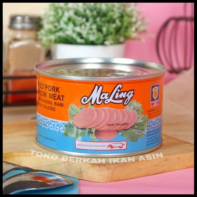 

Ma Ling Luncheon Pork 397 Gr Tts Canned / Daging Ham Babi Maling