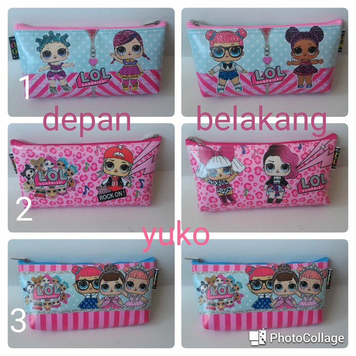 

Tempat Pensil Kotak Pensil Gambar Karakter LOL Surprise