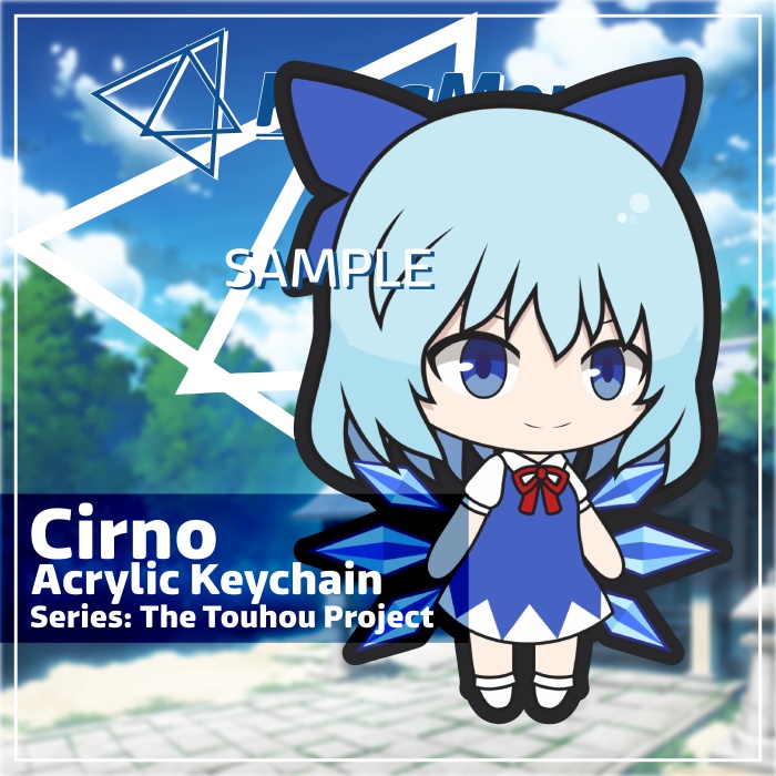 Keychain Touhou Cirno
 | KyraMerch Anime Fanmerch Dealer