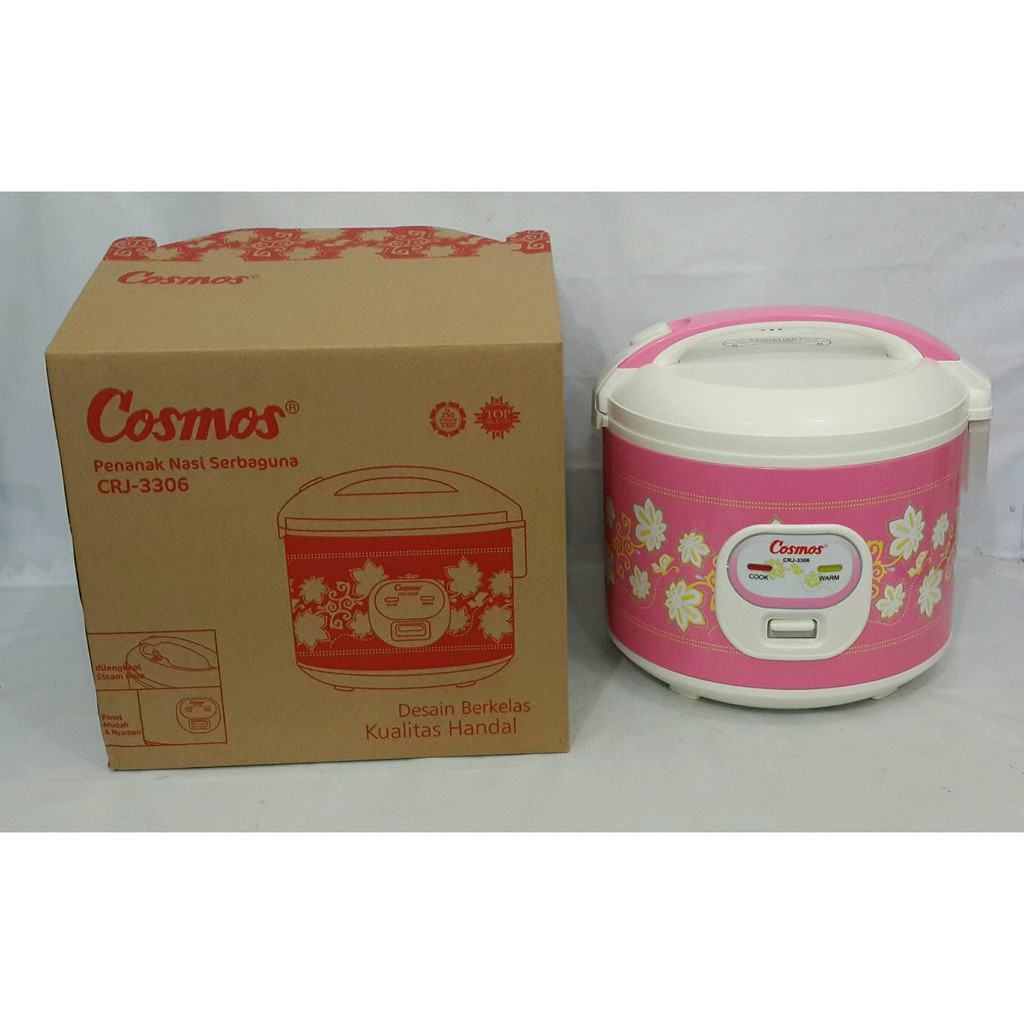 Cosmos magic com rice cooker 1,8L CRJ 3306  CRJ3306 Penanak Nasi 1.8Liter Memasak Menghangatkan Nasi