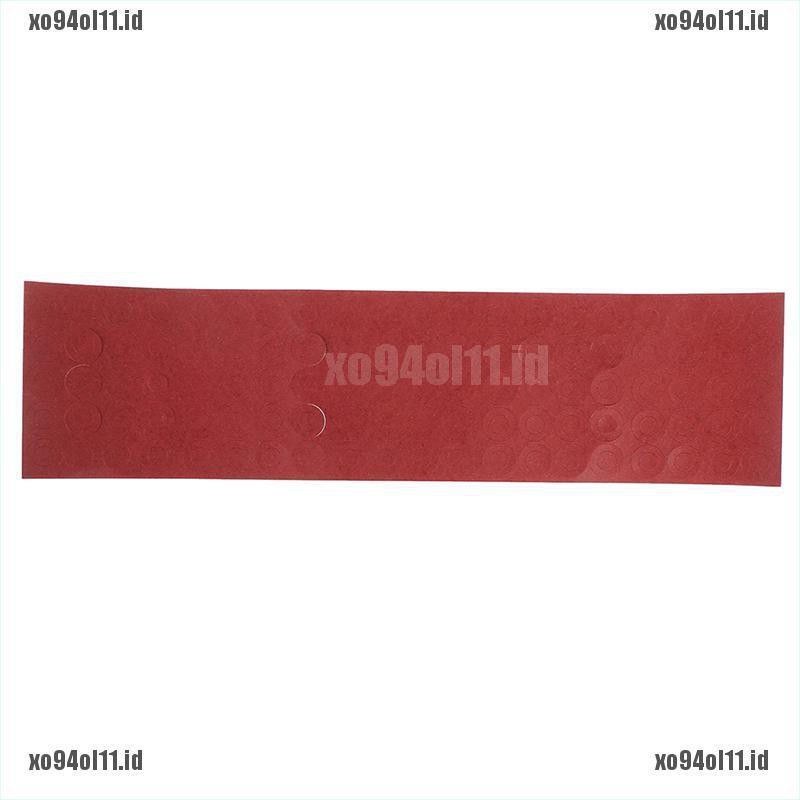 【XO@COD】200pcs 18650 battery insulator insulation ring adhesive cardboard paper red