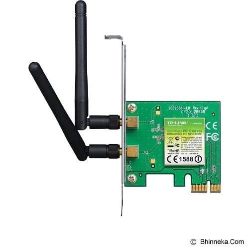 Pci express x1 tp-link wifi 300Mbps 2 antenna Wireless Adapter low profile tl-wn881nd - Pcie pci-e tplink wn881 wi-fi